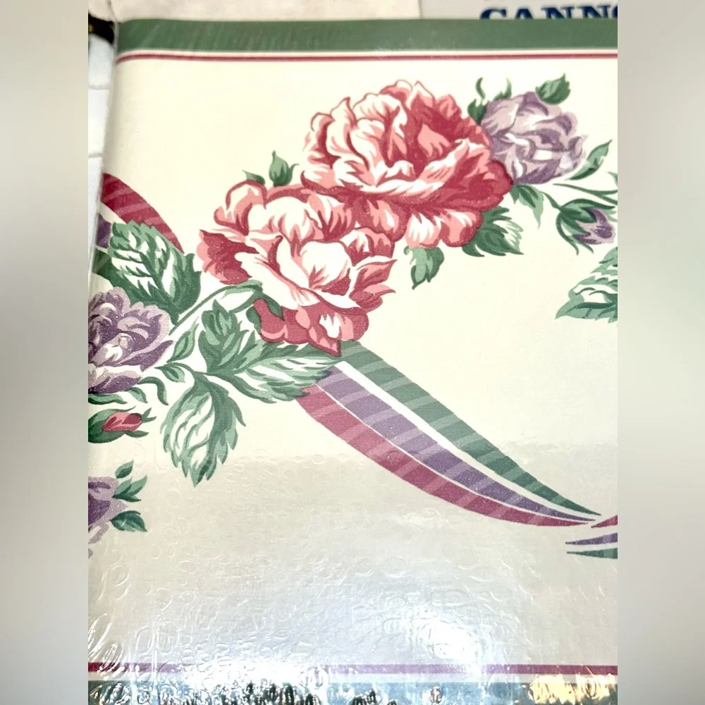 Vintage Cannon Coordinated Borders Floral Wall Paper 5yds (6)